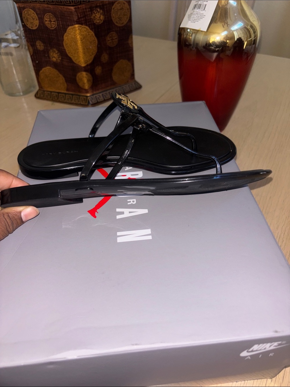 Mini Miller Tory Burch Black Jelly sandal - Picture 7 of 13
